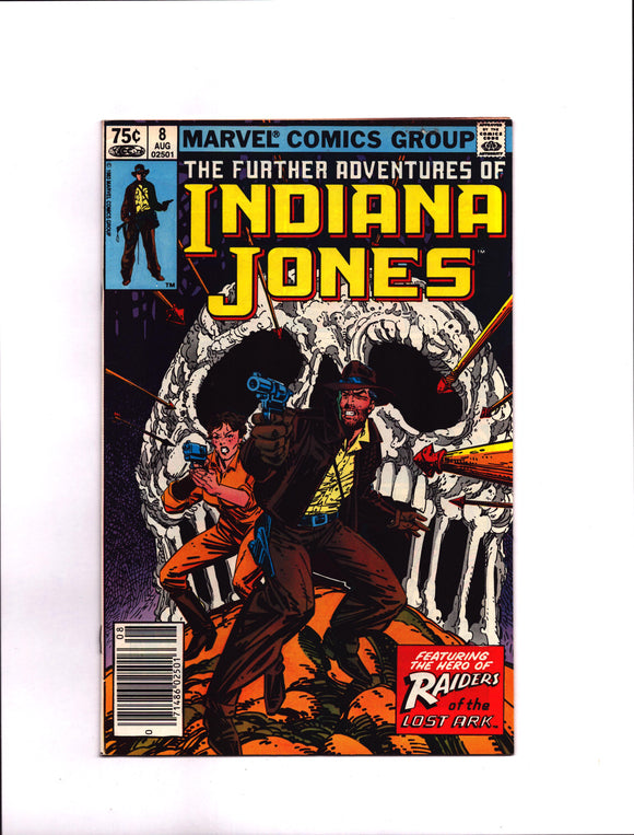 FURTHER ADVENTURES OF INDIANA JONES #8 (1983) CANADIAN PRICE VARIANT VFNM/NM-