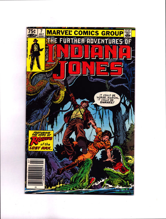 FURTHER ADVENTURES OF INDIANA JONES #7 (1983) CANADIAN PRICE VARIANT VFNM/NM-