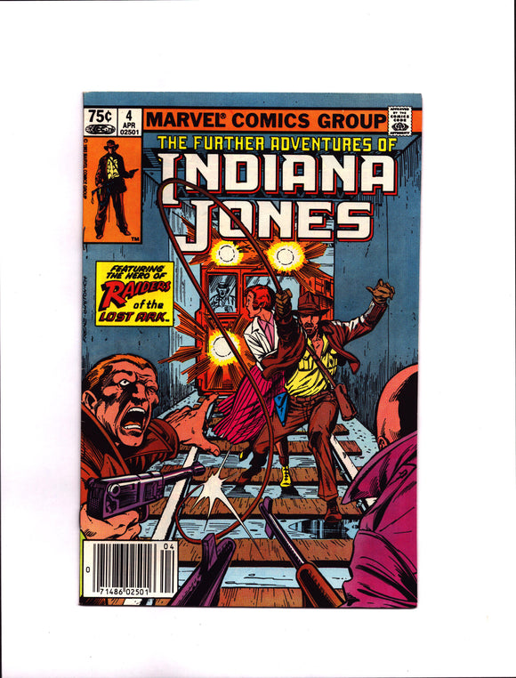 FURTHER ADVENTURES OF INDIANA JONES #4 (1983) CANADIAN PRICE VARIANT VF+/VFNM
