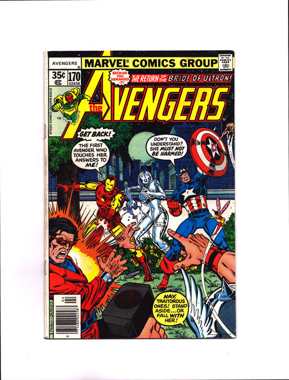 AVENGERS #170 (1978) FN-/FN