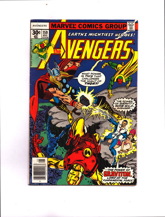 AVENGERS #159 (1977) FN-/FN