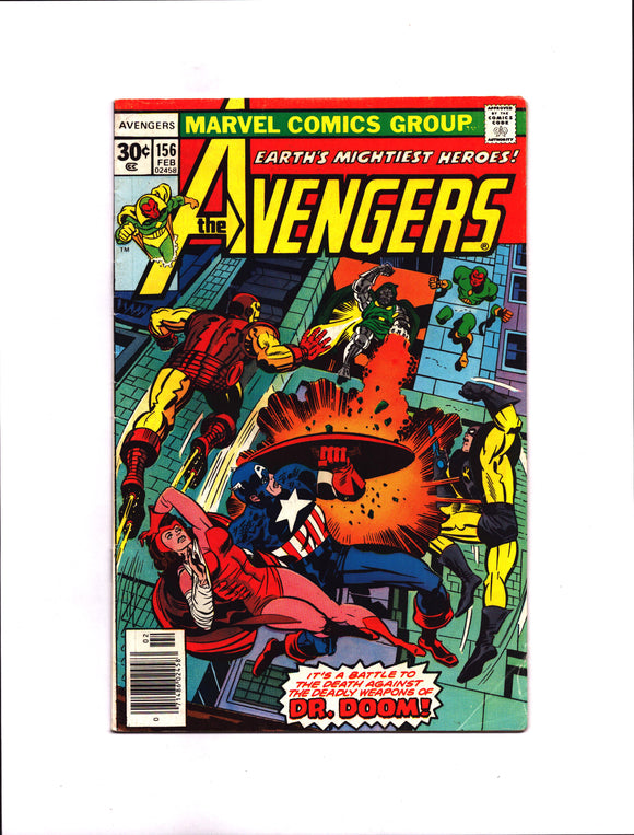 AVENGERS #156 (1977) FN-/FN