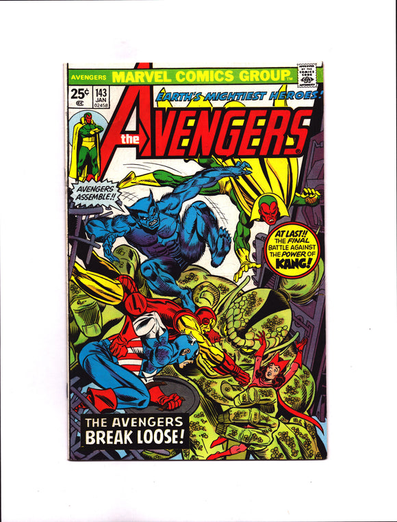 AVENGERS #143 (1976) FNVF/VF-
