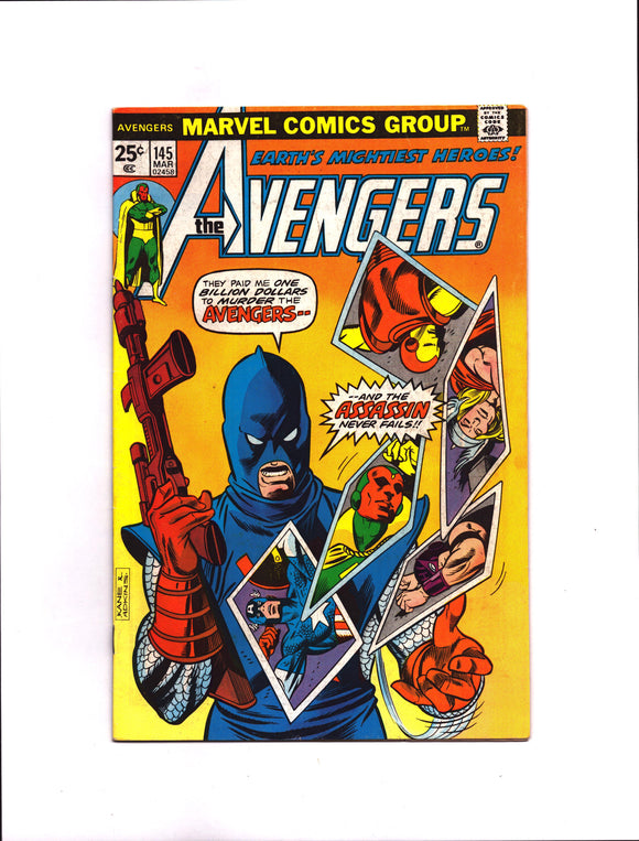 AVENGERS #145 (1976) 1ST APPEARANCE OF ASSASSIN FN/FN+