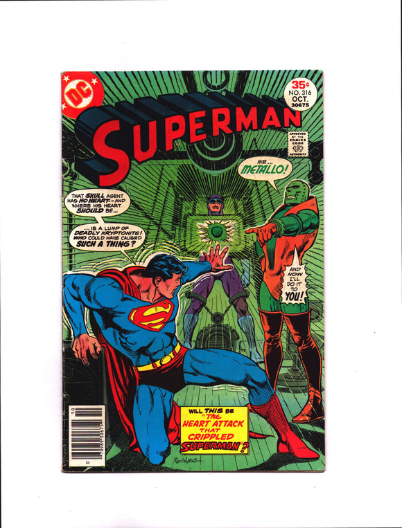 SUPERMAN #316 (1977) FN-/FN