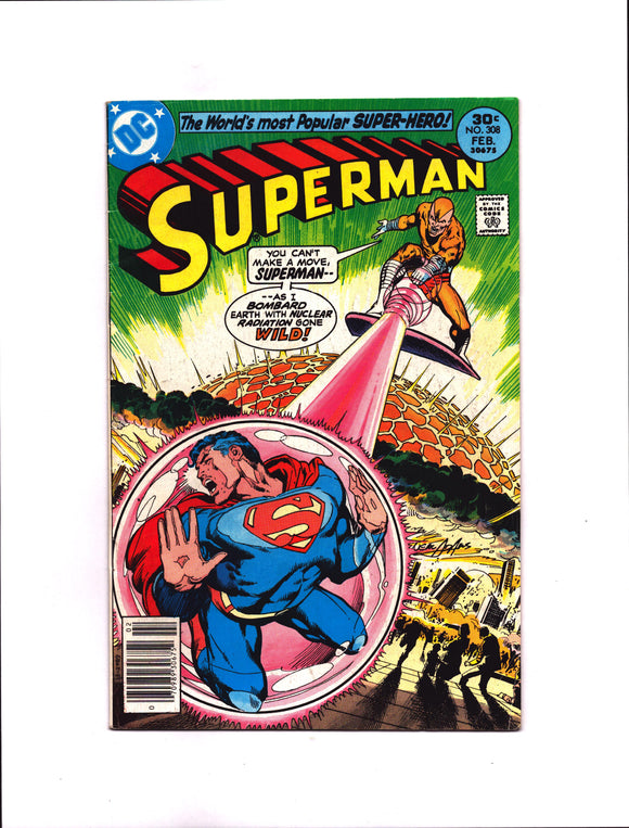 SUPERMAN #308 (1977) FN-/FN