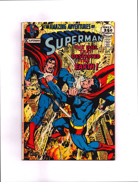 SUPERMAN #242 (1971) NEAL ADAMS COVER ART NM-
