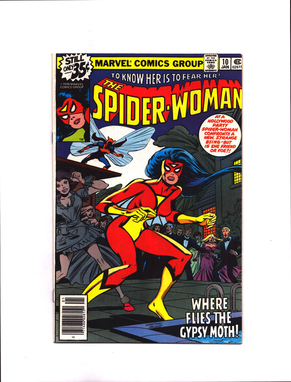 SPIDER-WOMAN #10 (1979) 1ST APPEARANCE OF GYPSY MOTH NM-