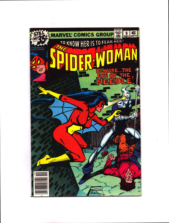 SPIDER-WOMAN #9 (1978) 1ST APPEARANCE OF THE NEEDLE VF+/VFNM