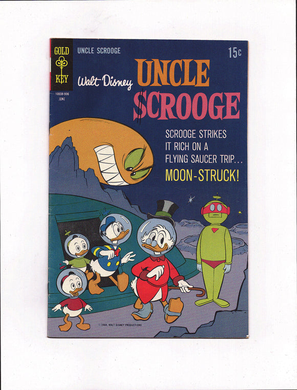 UNCLE SCROOGE #81 (1969) VGFN/FN-
