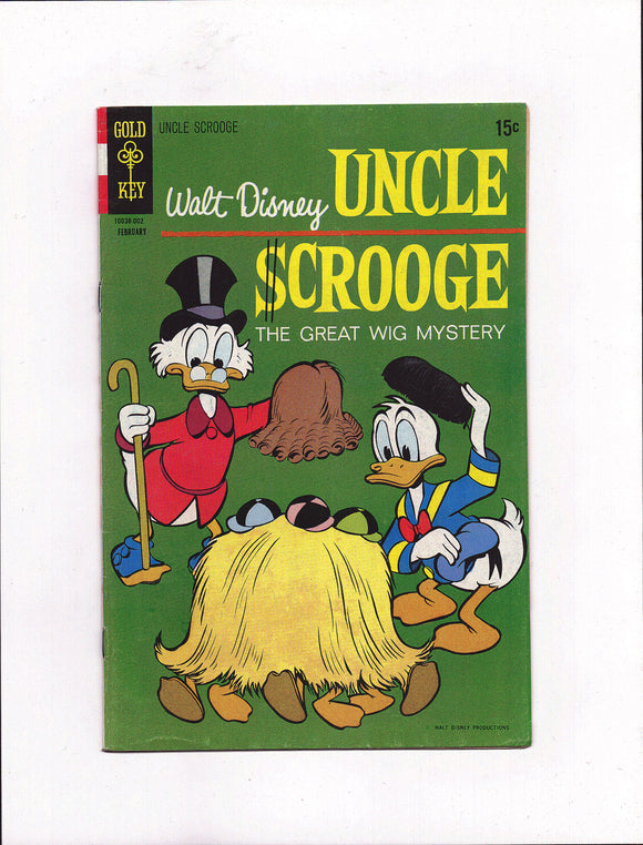 UNCLE SCROOGE #85 (1970) FN-/FN