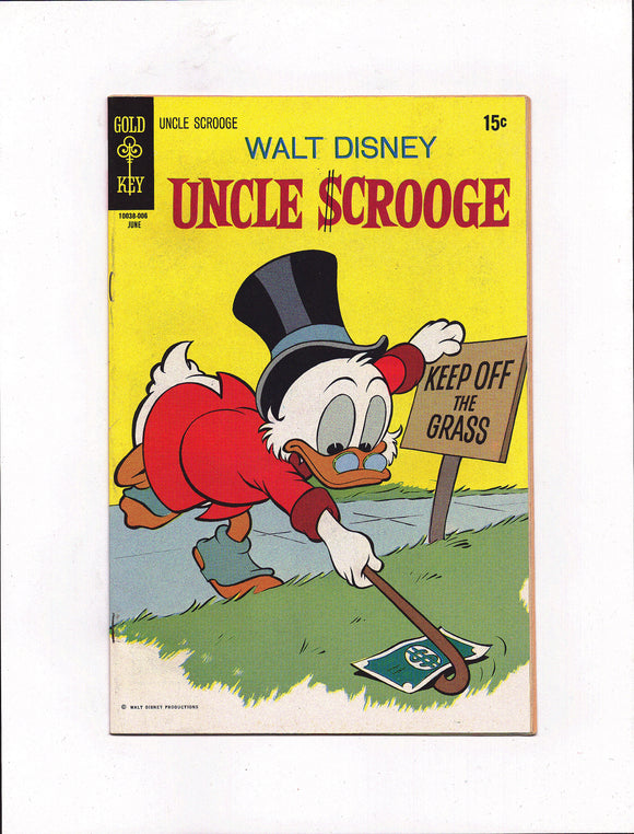 UNCLE SCROOGE #87 (1970) FN/FN+