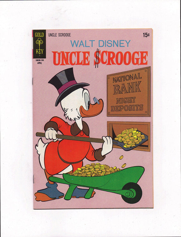 UNCLE SCROOGE #92 (1971) VF-/VF