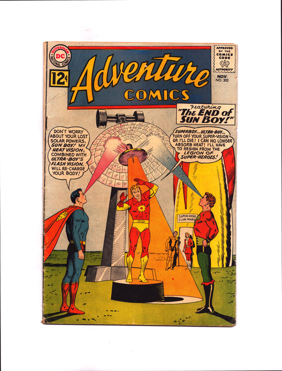 ADVENTURE COMICS #302 (1962) VG/VG+