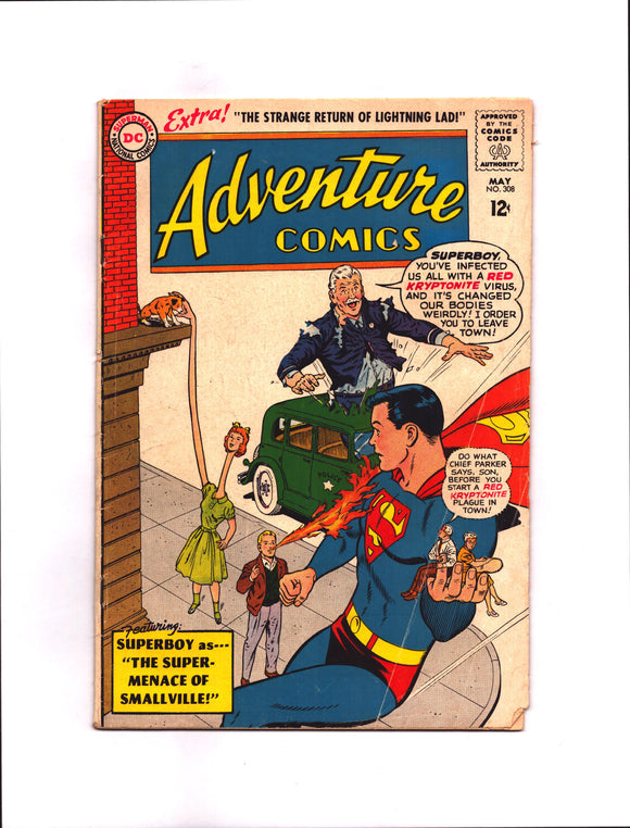 ADVENTURE COMICS #308 (1963) VG-/VG