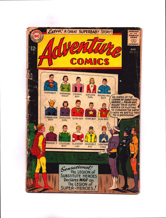 ADVENTURE COMICS #311 (1963) G
