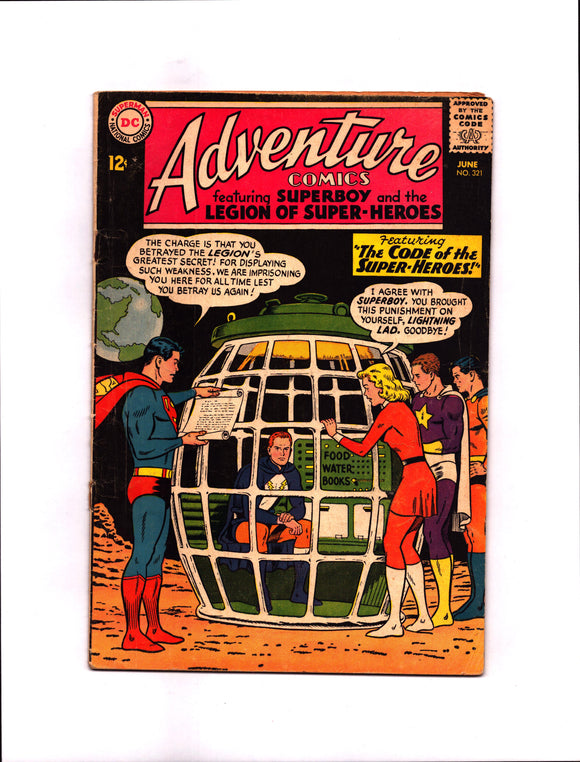 ADVENTURE COMICS #321 (1964) VG-/VG