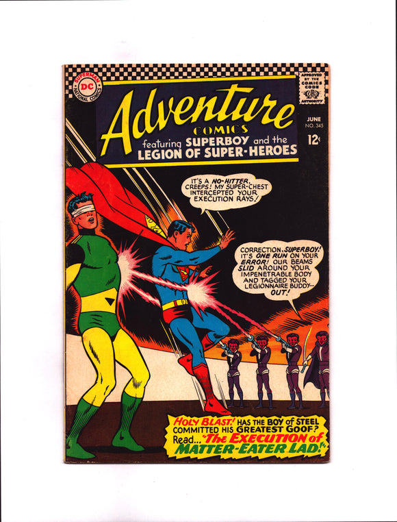 ADVENTURE COMICS #345 (1966) FN-/FN