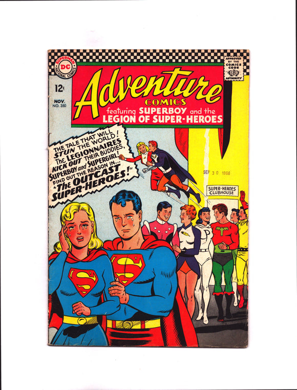 ADVENTURE COMICS #350 (1966) FN-/FN