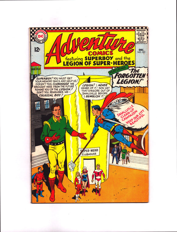 ADVENTURE COMICS #351 (1966) FN+/FNVF