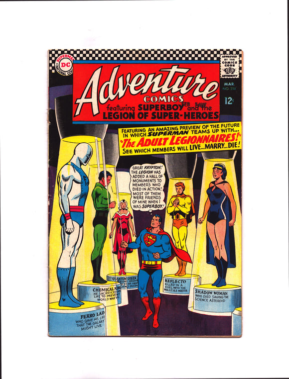 ADVENTURE COMICS #354 (1967) VG/VG+
