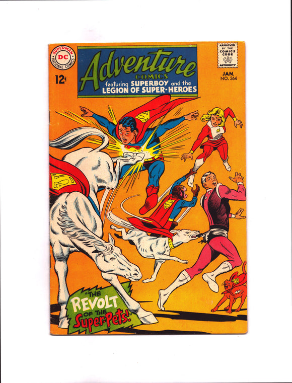 ADVENTURE COMICS #364 (1968) FN-/FN