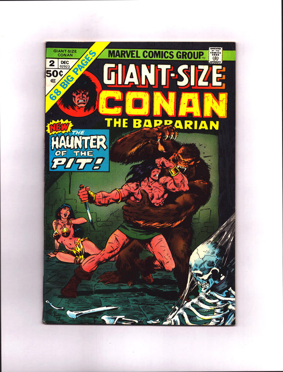 CONAN THE BARBARIAN #2 GIANT-SIZE (1974) VF/VF+