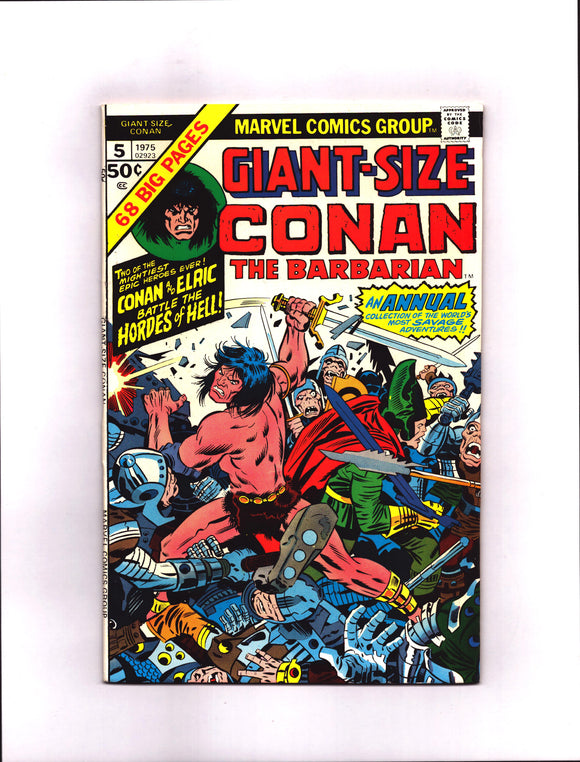CONAN THE BARBARIAN #5 GIANT-SIZE (1975) VFNM/NM-