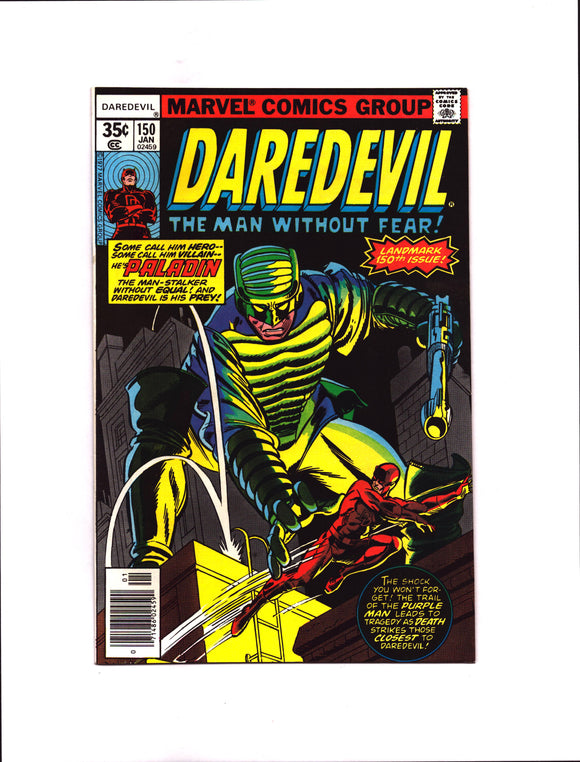DAREDEVIL #150 (1978) 1ST APPEARANCE OF PALADIN VF+/VFNM