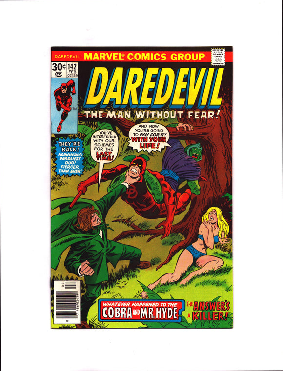 DAREDEVIL #142 (1977) VF+/VFNM