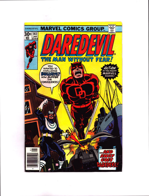 DAREDEVIL #141 (1977) 3RD APPEARANCE OF BULLSEYE VF/VF+
