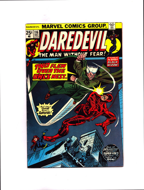 DAREDEVIL #116 (1974) FN+/FNVF