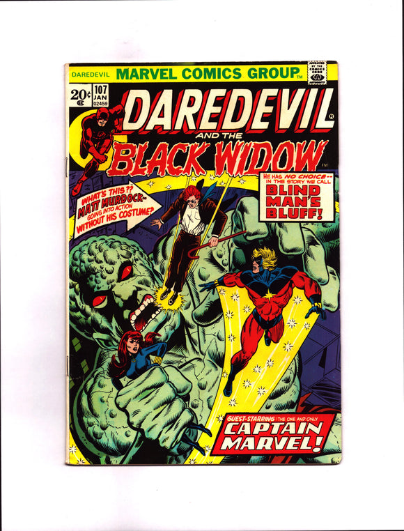 DAREDEVIL #107 (1974) FINAL ISSUE WITH THE TITLE OF 