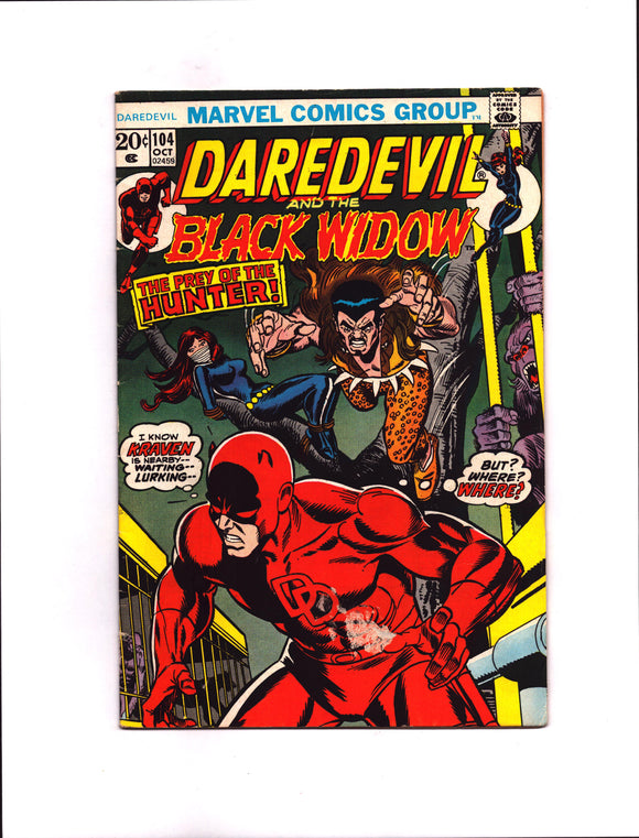 DAREDEVIL #104 (1973) VG+/VGFN