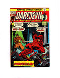 DAREDEVIL #124 (1975) FINAL ISSUE FEATURING BLACK WIDOW AS COSTAR; 1ST APPEARANCE OF COPPERHEAD (LAWRENCE CHESNEY) VG/VG+