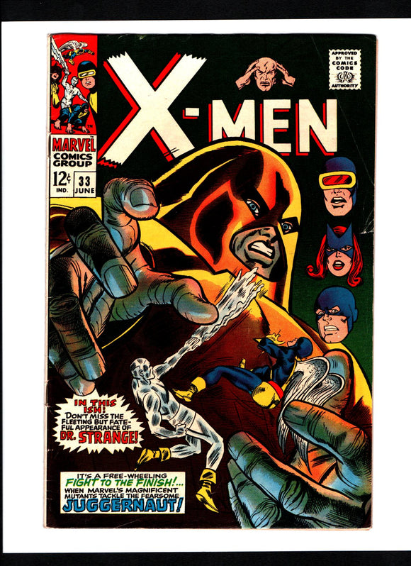 X-MEN #33 (1967) FN-/FN