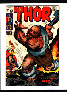 THOR #159 (1968) VG/VG+