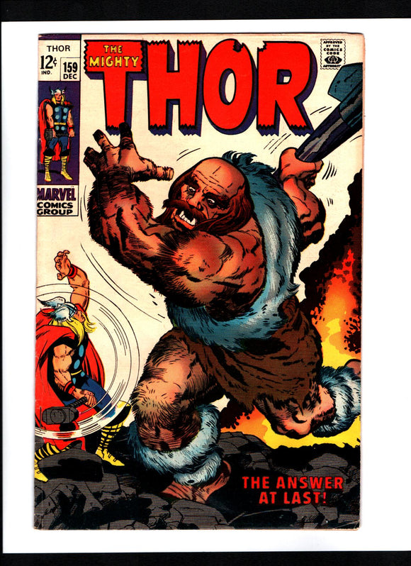 THOR #159 (1968) VG/VG+