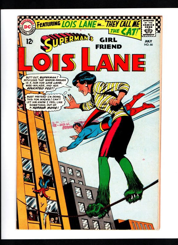 SUPERMAN'S GIRL FRIEND, LOIS LANE #66 (1966) VF-/VF