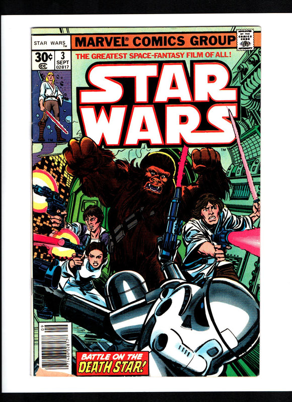 STAR WARS #3 (1977) MARVEL VGFN/FN-