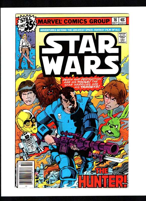 STAR WARS #16 (1978) MARVEL NEWSSTAND VFNM/NM-