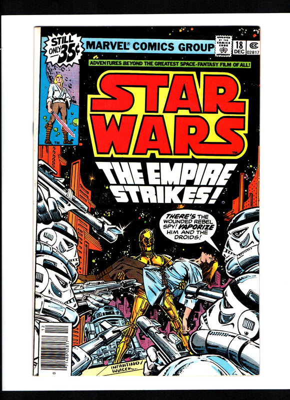 STAR WARS #18 (1978) MARVEL NEWSSTAND VFNM