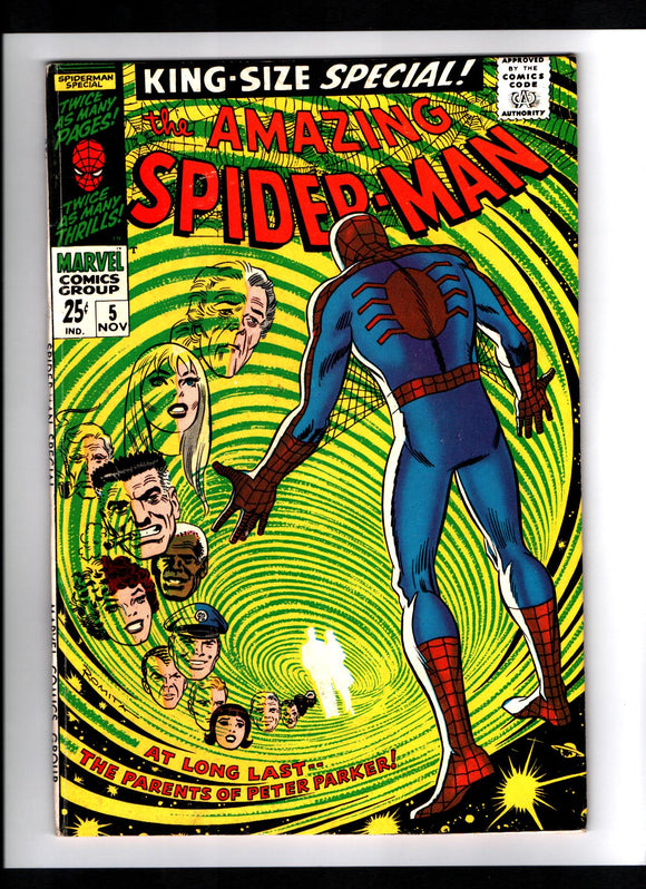 AMAZING SPIDER-MAN ANNUAL #5 (1968) FN/FN+