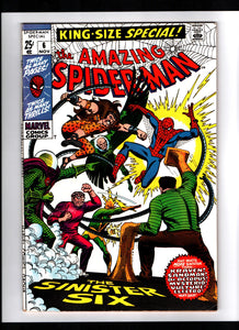 AMAZING SPIDER-MAN ANNUAL #6 (1969) FNVF/VF-