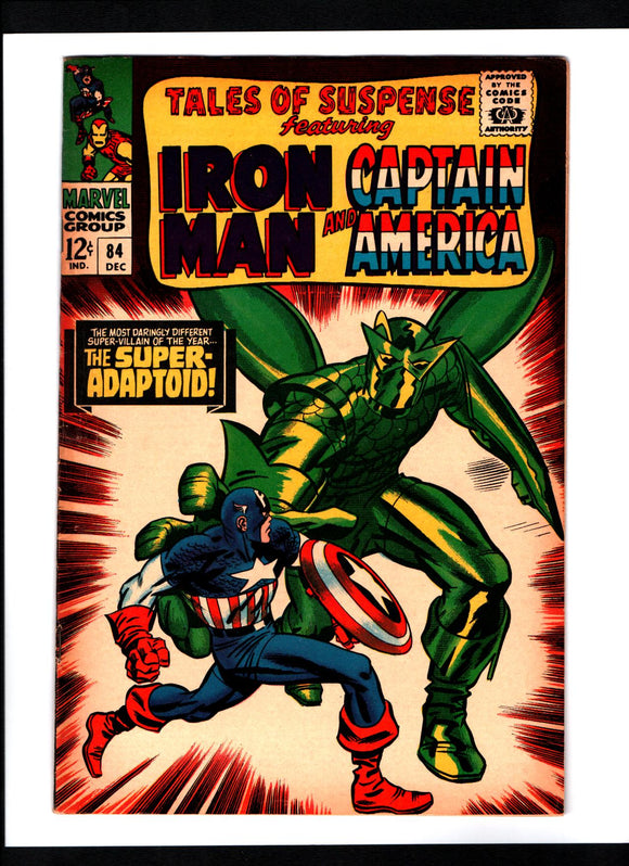 TALES OF SUSPENSE #84 (1966) ICONIC COVER ART FN+/FNVF