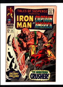 TALES OF SUSPENSE #91 (1967) VF/VF+