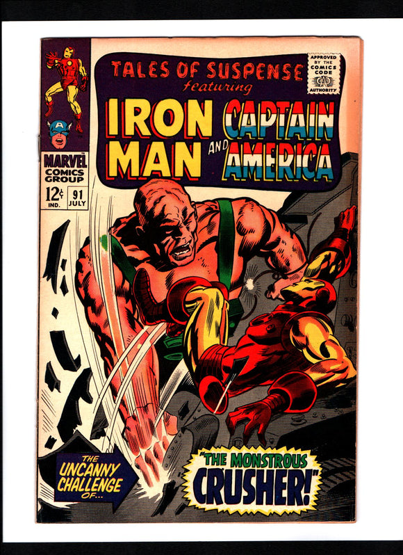 TALES OF SUSPENSE #91 (1967) VF/VF+