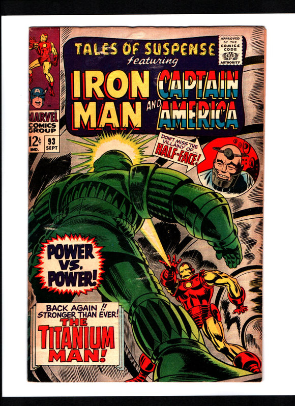 TALES OF SUSPENSE #93 (1967) FN-/FN
