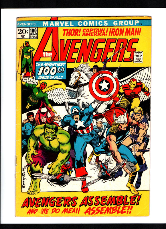 AVENGERS #100 (1972) VGFN/FN-
