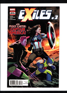EXILES #3 (2018) 1ST APPEARANCE OF PEGGY CARTER AS CAPTAIN AMERICA NM-